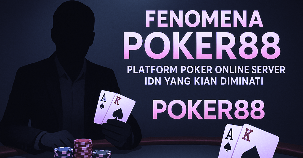Fenomena Poker88 Platform Poker Online Server IDN yang Kian Diminati