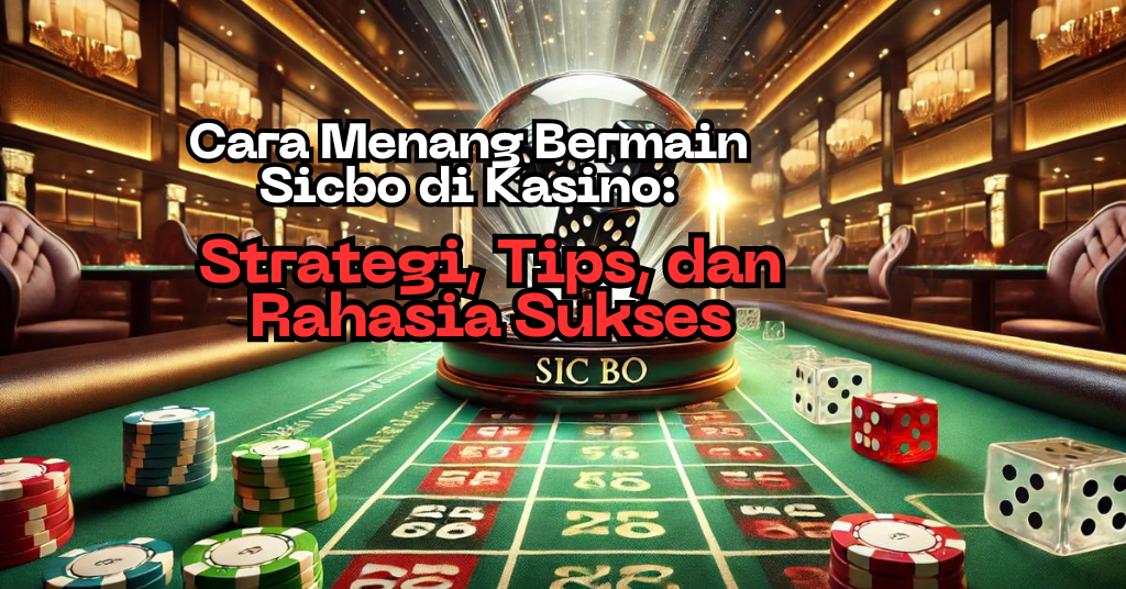 Cara Menang Bermain Sicbo di Kasino: Strategi, Tips, dan Rahasia Sukses