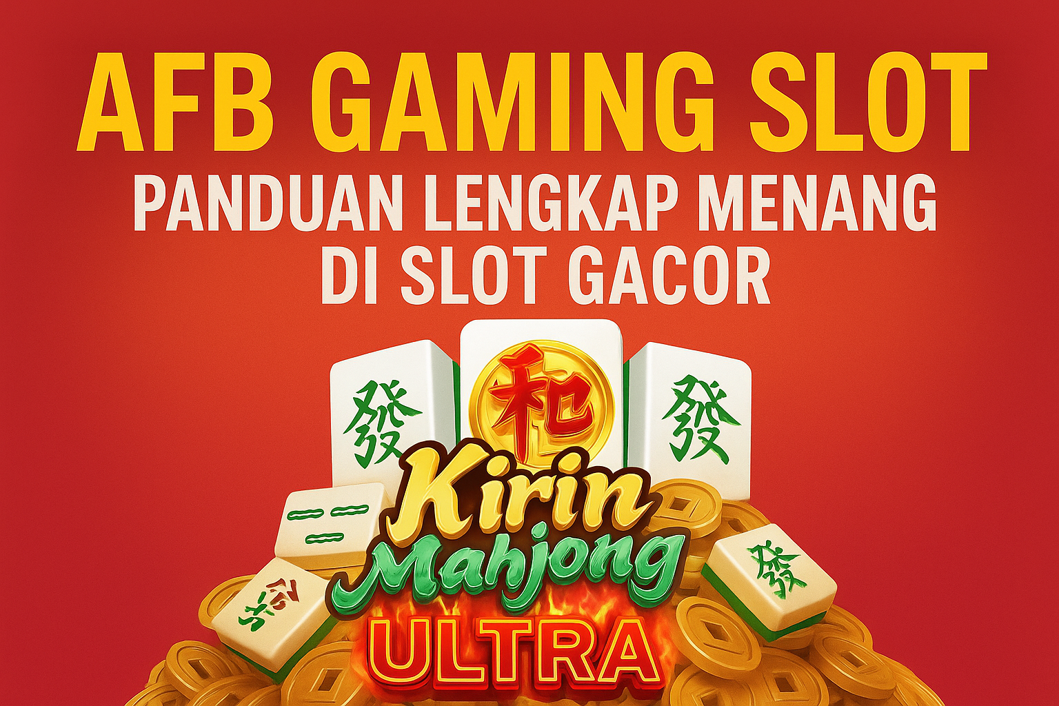 AFB Gaming Slot: Panduan Lengkap Menang di Slot Gacor