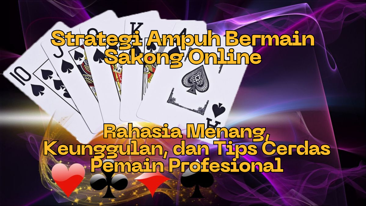 Strategi Ampuh Bermain Sakong Online: Rahasia Menang, Keunggulan, dan Tips Cerdas Pemain Profesional