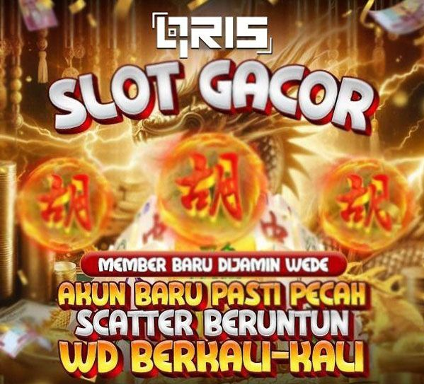 promosi slot gacor dengan tema naga emas, menampilkan tulisan akun baru pasti pecah, scatter beruntun, dan WD berkali-kali.